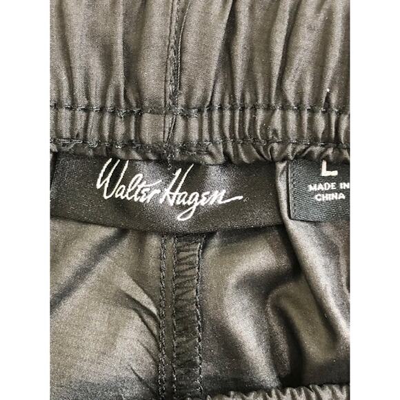 Walter Hagen golf windbreaker unlined black pants men's size large - Picture 4 of 4